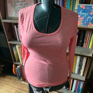 Lucy Activewear pink long sleeve gorpcore outdoorsy S top